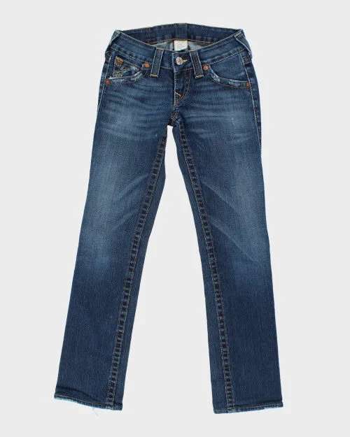 Y2k 00s True Religion Jeans - W25 L30 Comfortable Low-Rise Jeans